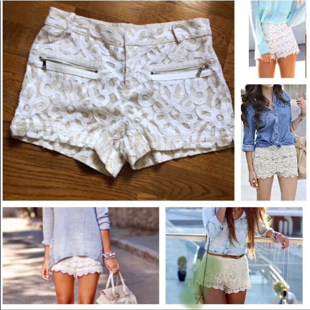 Rachel Roy lace shorts